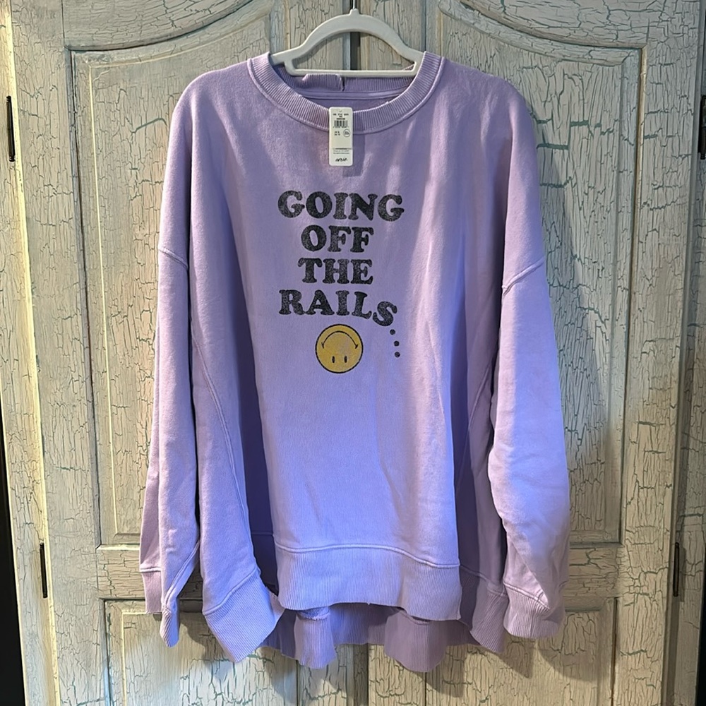 Aerie Going off the Rails Crewneck